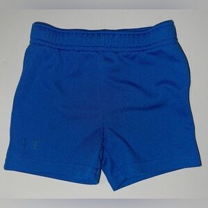 Under Armour  Infant Kids Blue Elastic Waist Shorts, Size 12 Months
